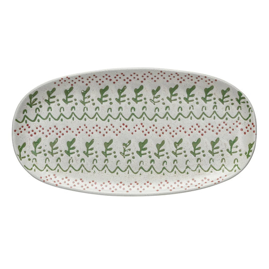 Christmas Stoneware Platter