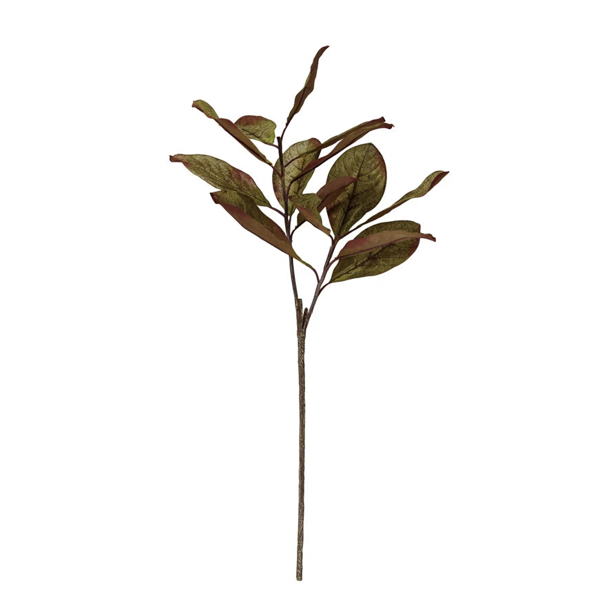 GR FAUX MAGNOLIA LEAF BRANCH